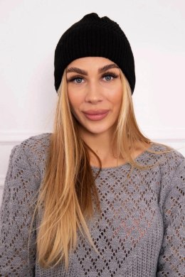 Czapka cienka Oliwia K252 czarna  