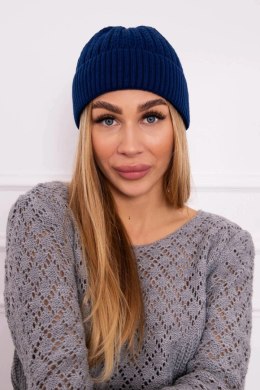 Czapka cienka Weronika K249 chabrowa  