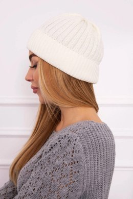 Czapka cienka Weronika K249 ecru  