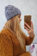 Czapka damska Eliza K205 fioletowa  