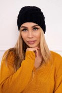 Czapka z polarem Agnieszka K239 granatowa  