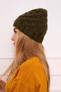 Czapka z polarem Agnieszka K239 khaki  