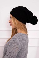 Czapka z polarem Justyna K253 czarna  