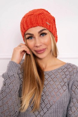 Czapka z polarem Justyna K253 ruda  
