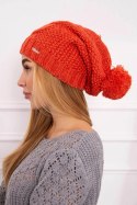 Czapka z polarem Justyna K253 ruda  