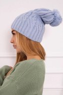 Czapka z polarem Paulina K227 błękitna  