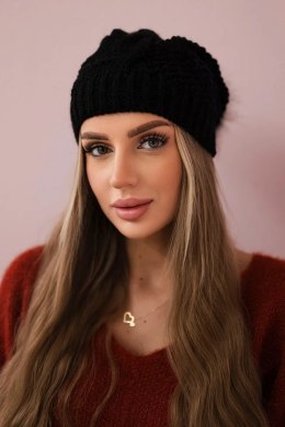 Czapka z polarem Sandra K210 czarna  