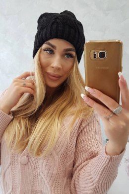 Czapka z polarem Sylwia K244 czarna  