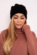 Czapka z polarem Sylwia K244 czarna  