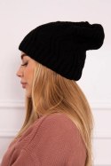 Czapka z polarem Sylwia K244 czarna  