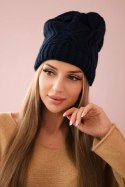 Czapka z polarem Sylwia K244 granatowa  