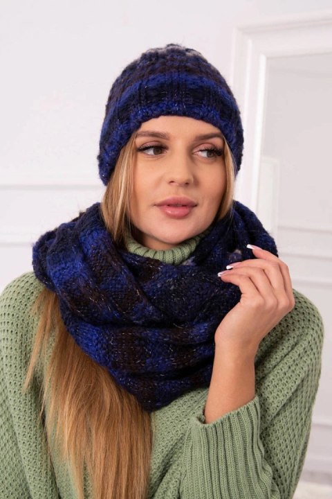 Komplet damski Zuzanna K257 chabrowy+czarny  