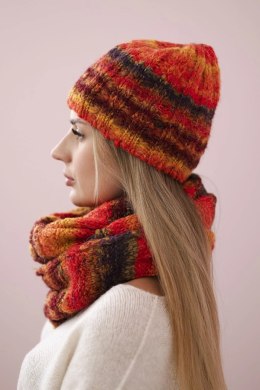 Komplet damski Zuzanna K257 czerwony+żółty  