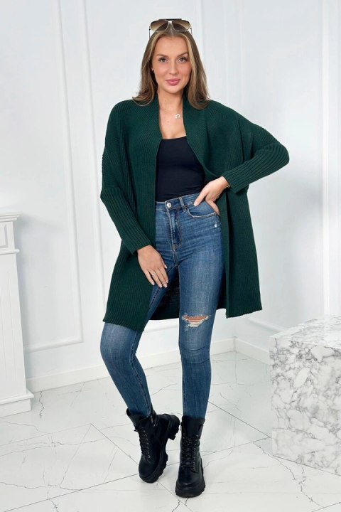 Sweter z rękawami typu nietoperz ciemny zielony Sweter z rękawami typu nietoperz ciemny zielony