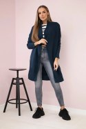 Sweter z rękawami typu nietoperz jeansowy  