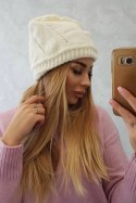 Czapka damska Adria K296 ecru  