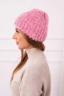 Czapka damska Cina K259 ciemno różowa  