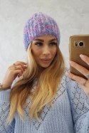 Czapka damska Cina K259 fioletowa  