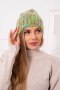 Czapka damska Cina K259 zielona  