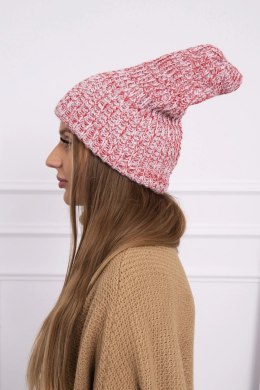 Czapka damska Delia K260 ecru+rudy  