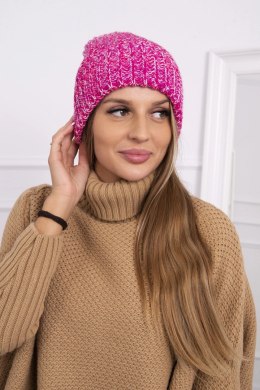 Czapka damska Delia K260 fuksja  