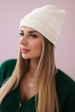 Czapka damska Kaja K339 ecru  