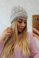 Czapka z polarem Edyta K298 szara  