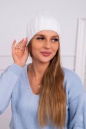 Czapka z polarem Ida K320 biała  