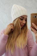 Czapka z polarem Ida K320 biała  