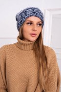 Czapka z polarem Pola K267 czarny+jeans  
