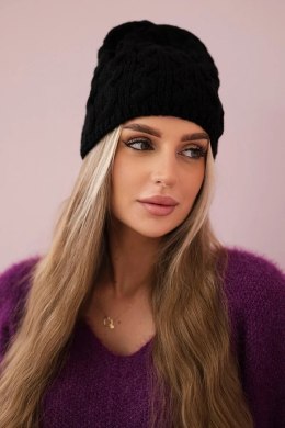 Czapka z polarem Teresa K285 czarna  