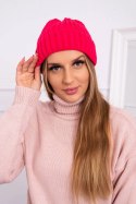 Czapka z wywinięciem Magda K293 fuksja  