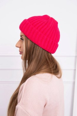 Czapka z wywinięciem Magda K293 fuksja  