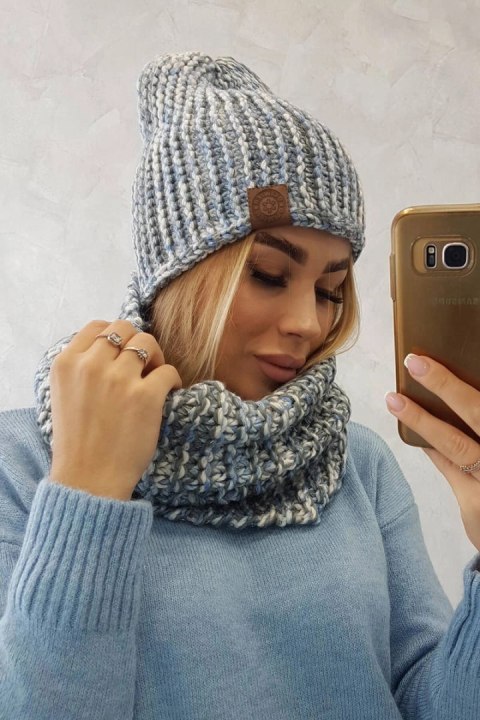 Komplet damski z polarem Wiwiana K273 ciemny szary Komplet damski z polarem Wiwiana K273 ciemny szary