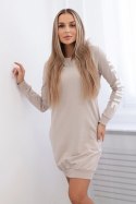 Sukienka Off White beżowa  