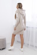 Sukienka Off White beżowa  