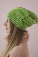 Czapka damska Ingrid K371 pistacjowa  