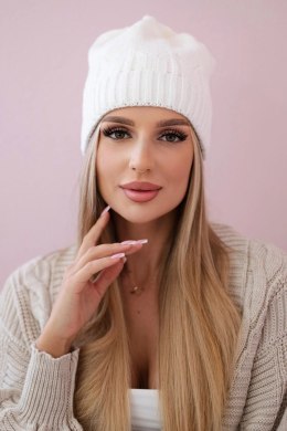 Czapka damska Irmina K333 biała  
