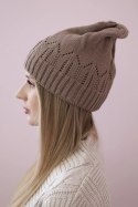 Czapka damska Irmina K333 mocca  