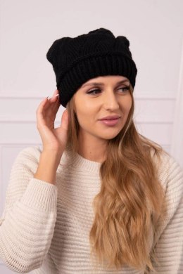 Czapka damska Klarysa K393 czarna  