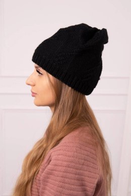 Czapka damska Lorena K377 czarna  