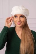 Czapka damska Maryna K407 ecru  