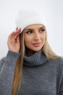 Czapka damska Neli K392 biała  