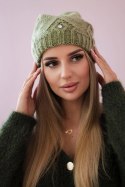 Czapka damska Ramona K383 khaki  