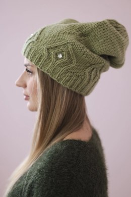 Czapka damska Ramona K383 khaki  