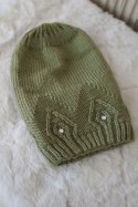 Czapka damska Ramona K383 khaki  