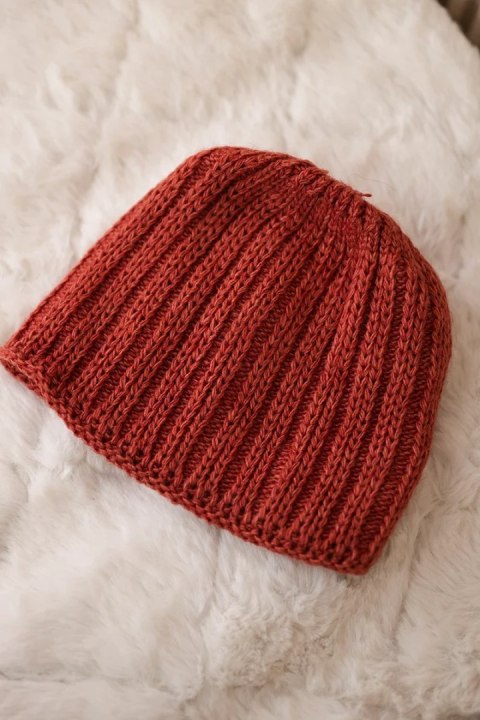 Czapka damska Rebeka K345 ruda  