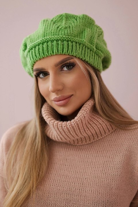 Czapka damska Sofia K369 pistacjowa  