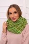 KN15 Komin damski zielony neon  
