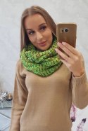 KN15 Komin damski zielony neon  